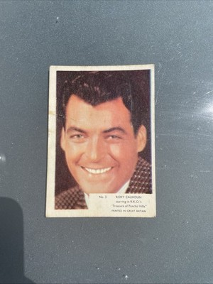 1955 Kane Film Stars #3 Rory Calhoun Rare Vintage Movie Trade Card