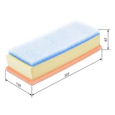 ORIGINAL® Bosch Luftfilter für Audi A4 B8 Avant A4 B8 Q5 A5 Sportback A5 A5