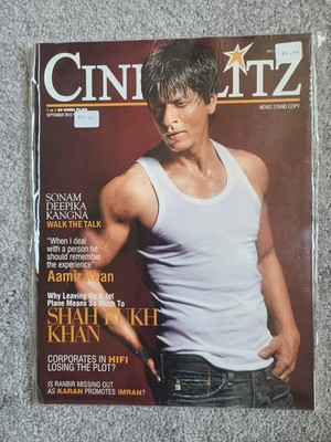 Cineblitz Sep 2010 Magazine - Shahrukh Khan Aamir Sonam Kangana Deepika