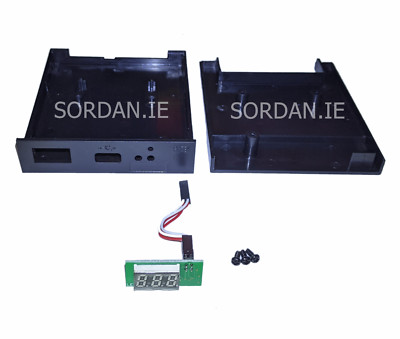 Case Gotek Black Original Housing with 3 Digit Red LED 3x Screws