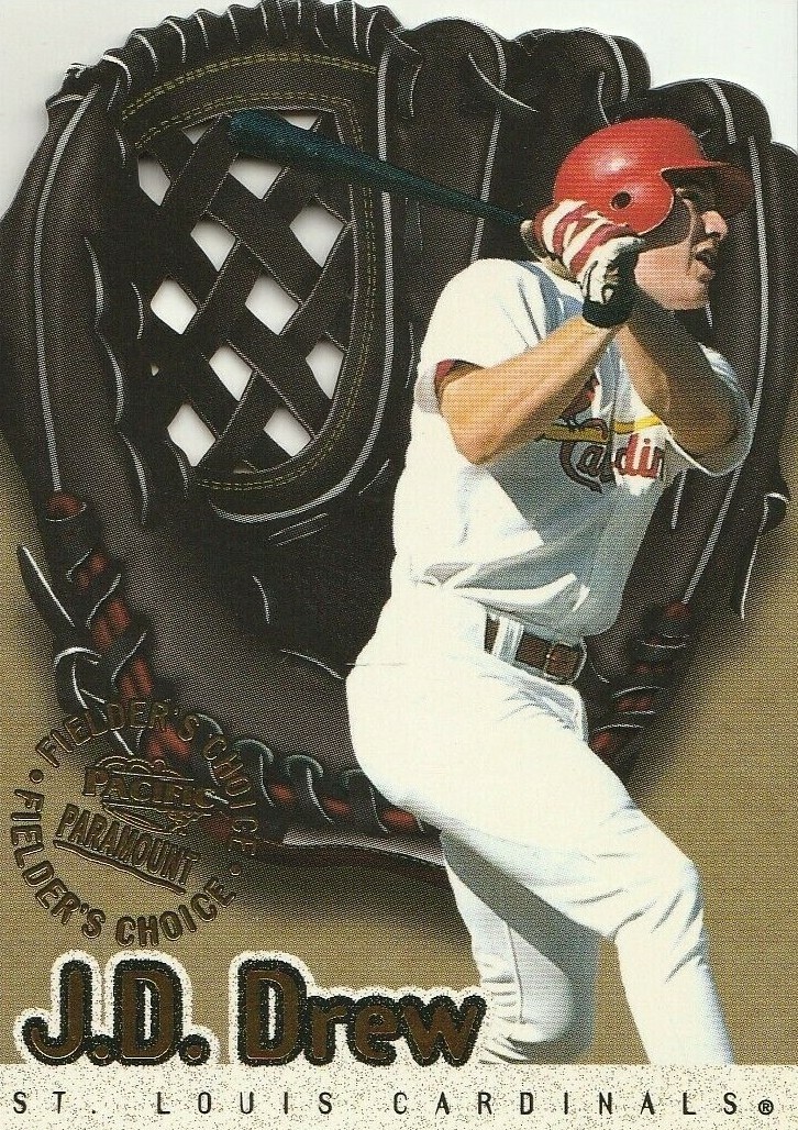 1999 Paramount Fielder's Choice #14 J.D. Drew (1:73)!