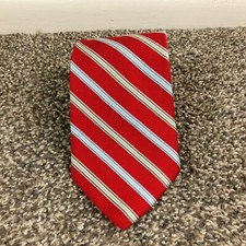 Vintage Brooks Brothers Makers Neck Tie England Silk Repp Striped 60L