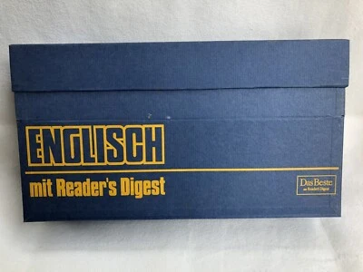 Englisch mit Reader´s Digest - Sprachkurs, 11 Kassetten, 5 Bücher, 1970er, Box - Bild 1 von 4