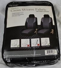 Car Seat Covers Grey Black Never Opened Original Container Fb064102grey Car Seat Covers Grey Black Never Opened Original Container Fb064102grey