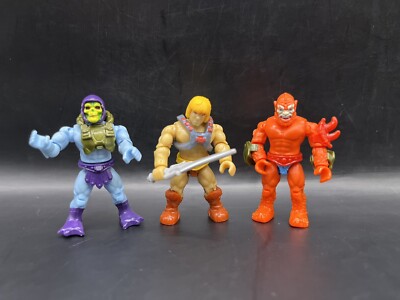 Mega Construx ~ Masters Of The Universe MOTU Mini ~ He-Man, Skeletor, Beast Man