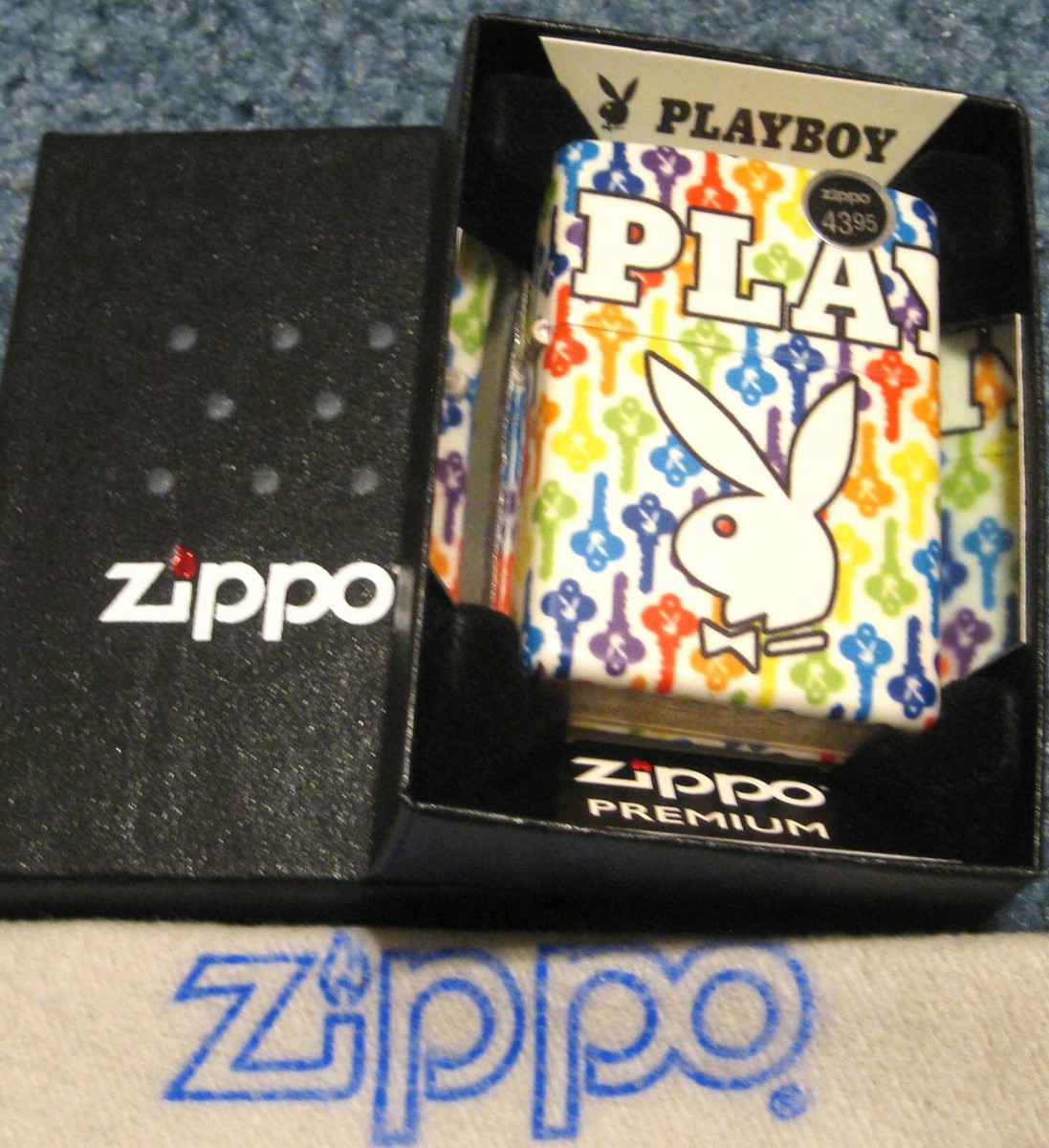PLAYBOY GLOW IN THE DARK 46730 Zippo Lighter REPEAT KEYS Licensing