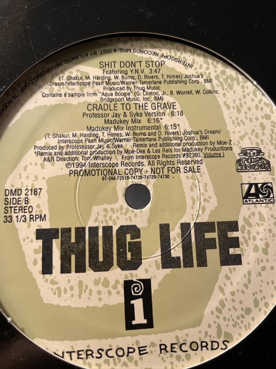 2pac THUG LIFE レコード THUG LIFE - Thug Life: Volume 1 - CD Parental Advisory RARE