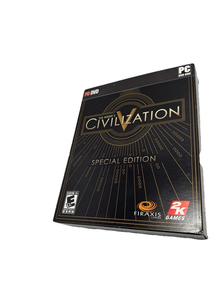 Sid Meier's Civilization V Special Edition w/ Figures Sealed Game / DVDs - Image 2 of 4