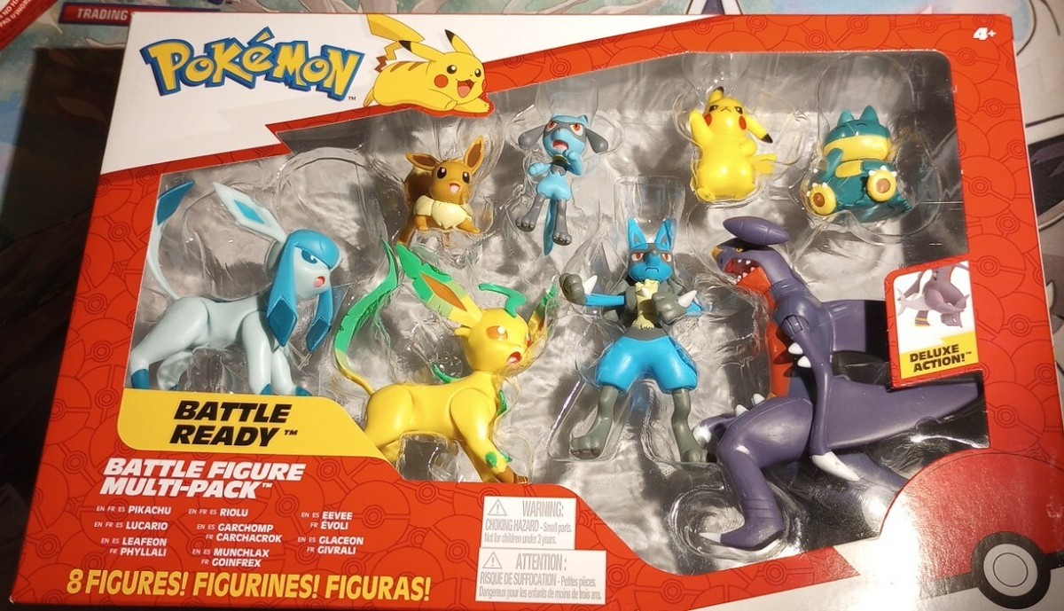 Pokemon Battle Ready 8 Pack Leafeon Glaceon Garchomp Munchlax Pika Pokemon Battle Ready 8 Pack Leafeon Glaceon Garchomp Munchlax Pika