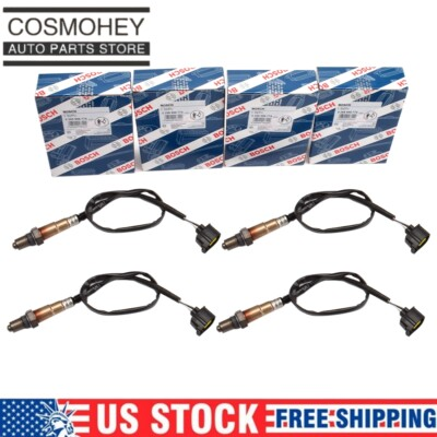#ad #ad 4 Set OEM Bosch Oxygen O2 Sensor for 2001 2018 Jeep Wrangler 3.6L 3.8L 4.0L $72.99