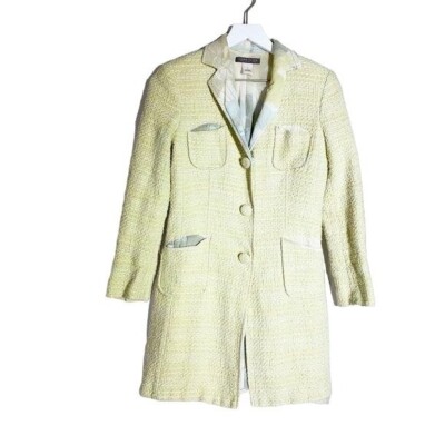 Sigrid Olsen Collection Silk Lined Boucle Coat