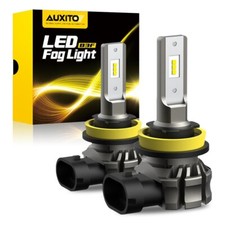 Auxito Led Fog Light Bulb H8 H16 H11 Headlight Bulb 6500k Cool White Lamps A