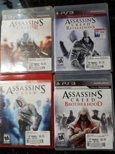 4 Games - Assassin's Creed - Sony PlayStation 3 PS3 