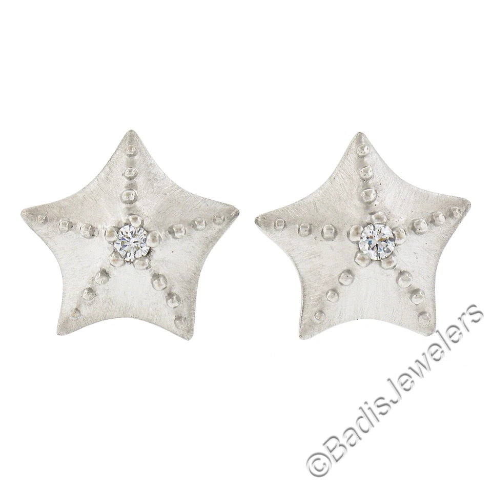 Tiffany & Co. Oro 18k Diamante Estrella de Mar Estación Collar con Juego de Aretes Foto 4 de 4