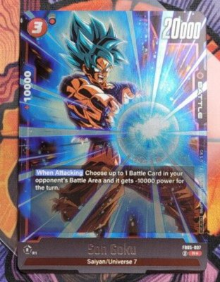 Son Goku FB05-007 SSB Tournament Promo Prize Dragon Ball Card