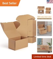 Versatile 20-Pack Corrugated Cardboard Boxes 11x6x6 for Easy Mailing Solutions