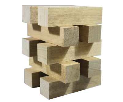 10 Stck. Schnitzblöcke Naturfarbe Phoebe Holzschnitzerei DIY Kit 