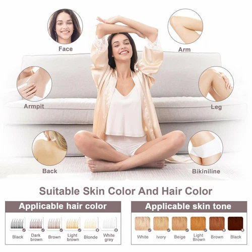 MEROURII IPL Hair Removal System Facial Body Permanent Profesional - Picture 6 of 8