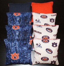 AUBURN TIGERS AU Cornhole Bean Bags ALL WEATHER Plastic Resin Filled Waterproof 