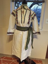 Vintage Ukrainian Folk Vyshyvanka Hand Made And Embroidered