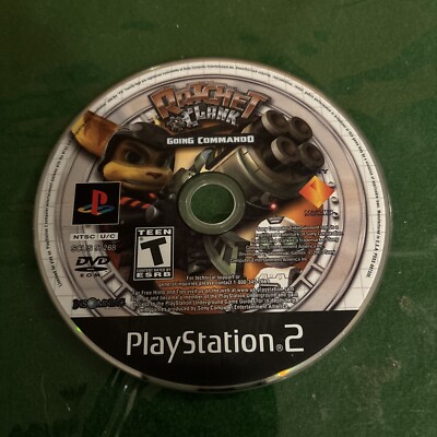 Ratchet & Clank: Going Commando (Sony PlayStation 2, 2003) Disc Only Tested