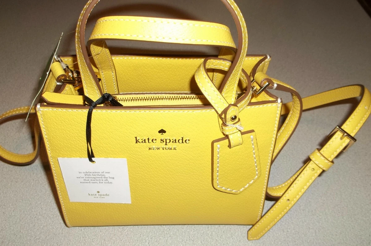 Kate Spade Thompson Street Primrose Yellow Small Sam Crossbody Bag