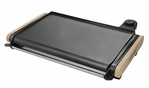 Plancha antiadhésive Equilibre 2000 W à plaque aluminium pour cuisson homogène