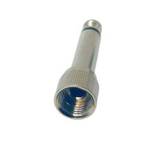1pc 6.35mm 1/4" Mono Male to 3.5mm 1/8" Female Jack Audio Adapter Screw On Gold
