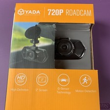 Yada -Roadcam -720P Black Dash Camera- 120-Degree Wide Angle Lens, G-Sensor -NEW