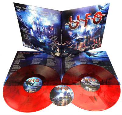 UFO - A conspiracy of stars Limited Red with Black Streaks 2 Vinyl LP + CD NEU