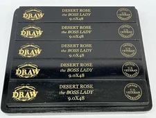 LOT Set Southern Draw Desert Rose Boss Lady Tray & 5 Coffin Cigar Boxes