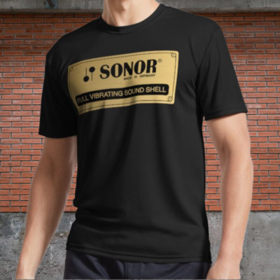 Drum Music Essential Active Logo T-Shirt Funny Size S to 5XL