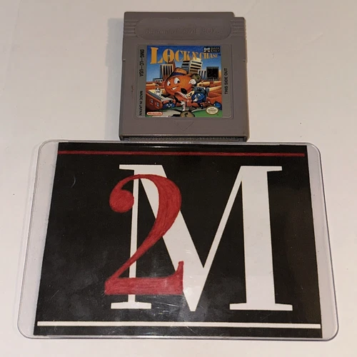 RARE! Lock N Chase SUNSOFT ORIGINAL NINTENDO GAMEBOY GAME Tested + Working!