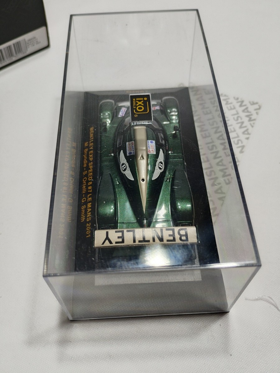 IXO-MODELS LMM030 Echelle 1/43 | BENTLEY EXP SPEED 8 N 8 3rd 24h LE Mans 2001 A Wallace B Leitzinger E Van De Poele