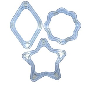 Creative Memories Diamond Scallop Circle Star Blue Custom Cutting System Retired