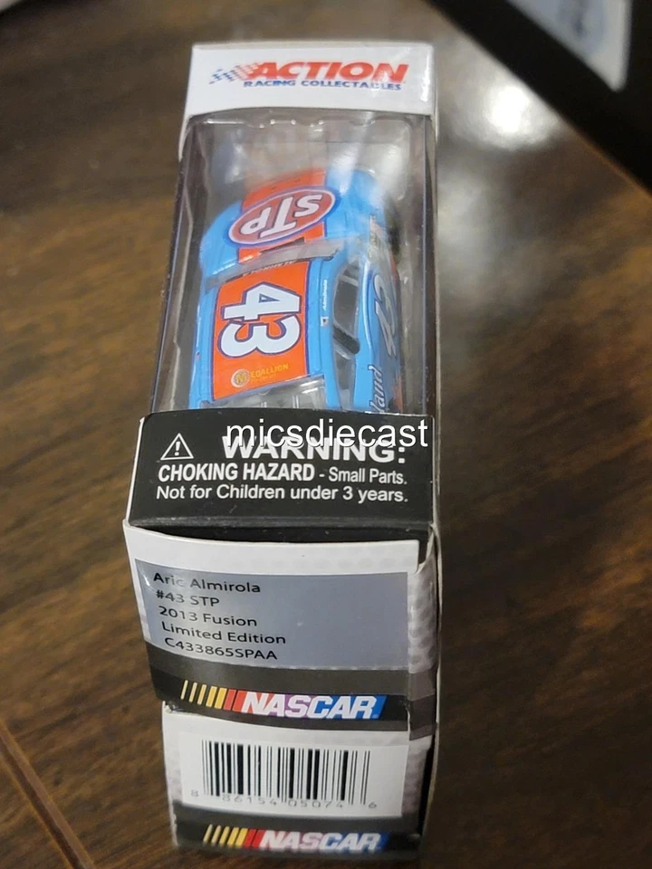 Lot 4 Gold Ser 2013 Aric Almirola #43 STP Smithfield Diecast 1:64 Petty Blue NIB - Image 3 of 4