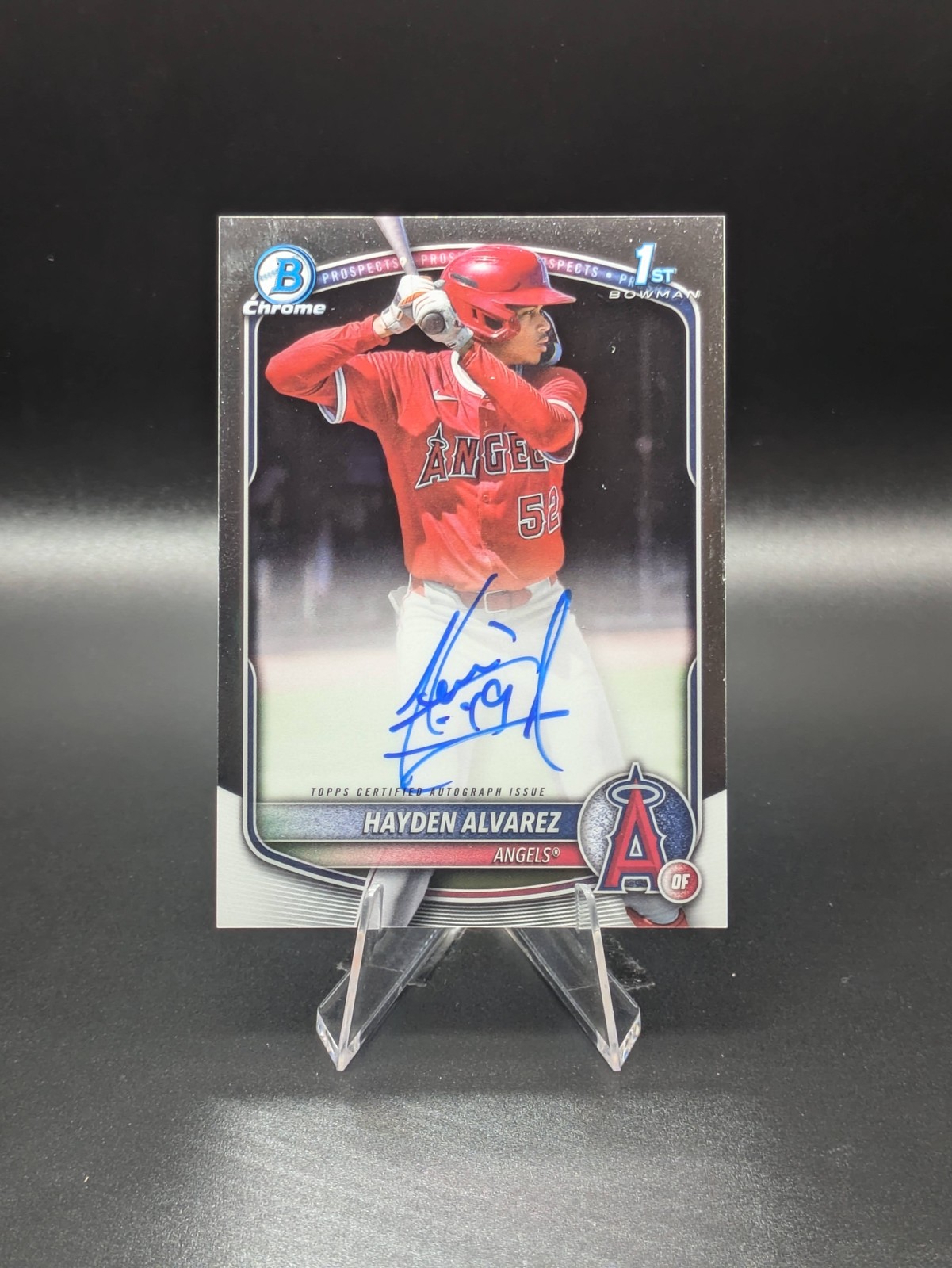 Hayden Alvarez 2025 Bowman #CPA-HA Chrome Prospect Auto (1st 