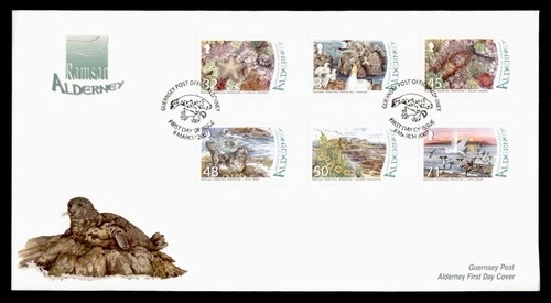 DR WHO 2007 ALDERNEY GUERNSEY FDC RAMSAN CACHET COMBO w29661