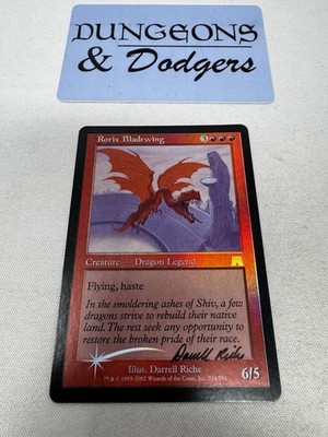 Rorix Bladewing - Onslaught FOIL - Magic the Gathering MTG - Signed