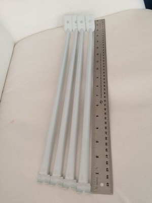 ClosetMaid 1164XBJ 12in Wire Shelf Support Bracket White Lot of 4 New