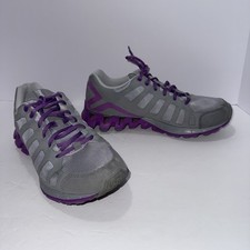 Reebok Women 9.5 ZigTech Running Shoes Gray Blokecore, Athleisure Retro MomVibe