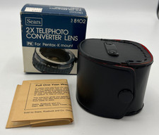 Sears Auto 2X Telephoto Converter Lens PK for Pentax K Mount
