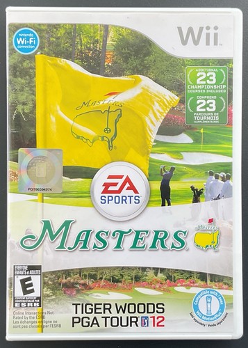 Tiger Woods PGA Tour 12: The Masters (Nintendo Wii, 2011) komplett mit Handbuch