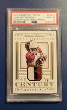 Larry Fitzgerald 2015 national treasures century materials prime /25 psa 10
