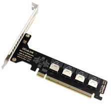 Adapter PCI-Express 4.0 PCIE 4X to Oculink SFF-8612 SFF-8611