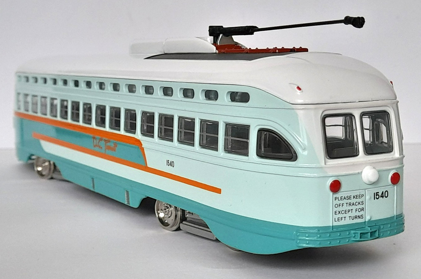 Corgi Diecast Collectables 55009 Washington DC Transit - PCC Streetcar No. 1540