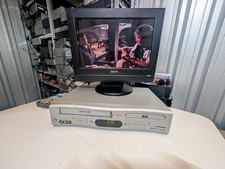 Technika Nicam DVR100 VHS DVD Combi combo Player Silver both VHS & DVD Working