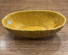 Vintage Haeger USA Large Butterscotch Mustard Speckled Oval Planter #4020-C