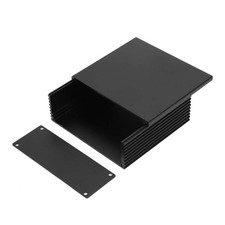 Electronic Project Electronic Box Enclosure Aluminum Case Black Aluminum Box