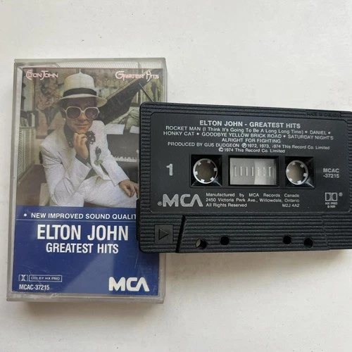 Elton John – Greatest Hits Vintage Cassette Tape VG+ C54